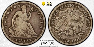 1873-CC 50C Arrows VG10