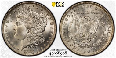 1884-O $1 MS67