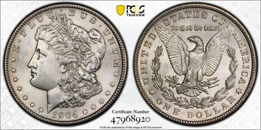 1904 $1 MS65