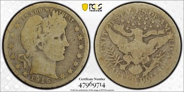 1915-D 25C AG3