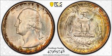 1950-S/D 25C OMM FS-601 MS67+