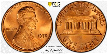 1970 1C MS67+ RD