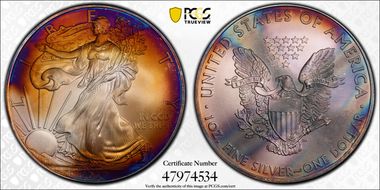2009 $1 Silver Eagle MS69