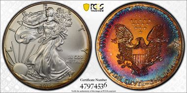 2019 $1 Silver Eagle MS68