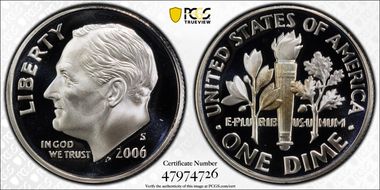 2006-S 10C Silver PR69DCAM