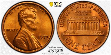 1972 1C MS66RD