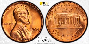 1965 1C MS66RD