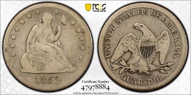 1852-O 25C VG10