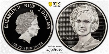 2022 $2 Princess Diana PR69DCAM