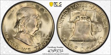 1952-S 50C MS66FBL
