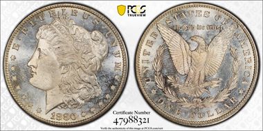 1880-S $1 MS64