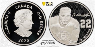 2020 $20 Willie O'Ree PR69DCAM