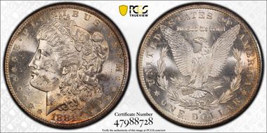 1881-S $1 MS62