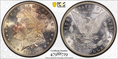 1885 $1 MS64