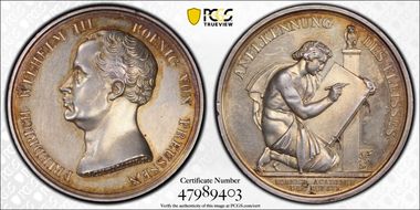 (c.1830) Medal Royal Academy of Arts Ag SP62