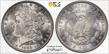 1886 $1 MS63