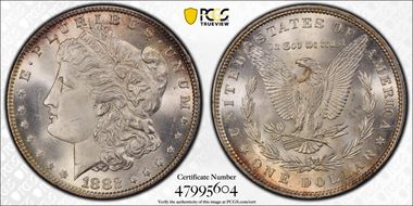1882 $1 MS65