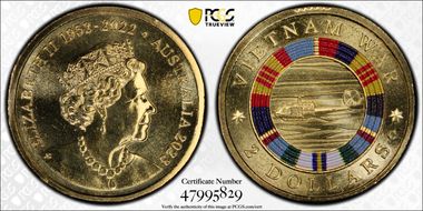 2023-C $2 Vietnam War Colorized MS69