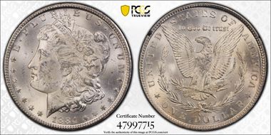 1884-CC $1 GSA Hoard MS63