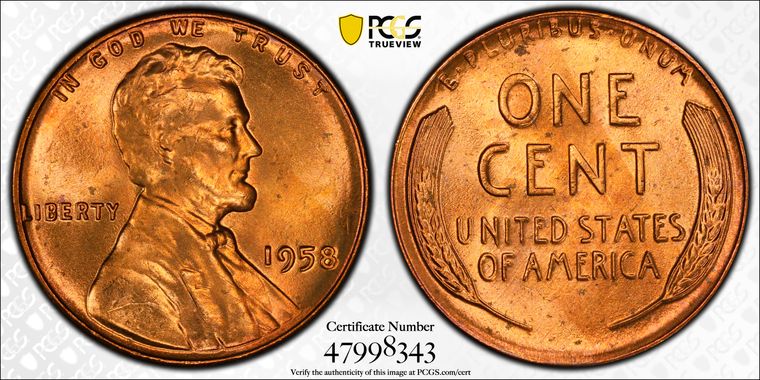 Cert 47998343 - Coin Image