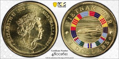 2023-C $2 Vietnam War Colorized MS68