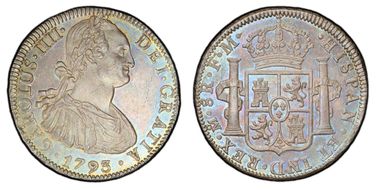 1793-Mo FM 8 R Yon-M8-93 Calico-955 AU58+