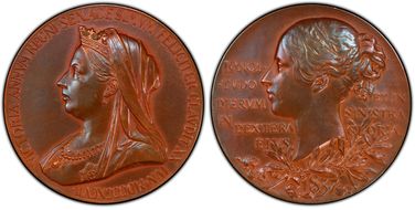 1897 Medal Eimer-1817a Bronzed AE SP55