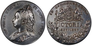 1897-H Medal BHM-3549 Matte Silvered AE SP1
