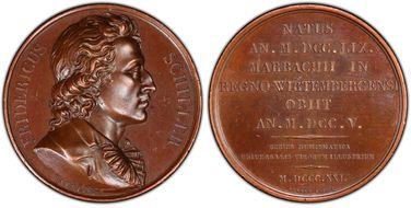 1819 Medal Fridericus Schiller AE SP62