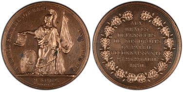 1830 Medal Constitution AE SP1