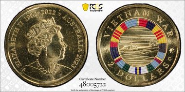 2023-C $2 Vietnam War Colorized MS67