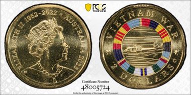 2023-C $2 Vietnam War Colorized MS67