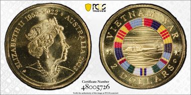 2023-C $2 Vietnam War Colorized MS68