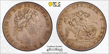 1820 Crown S-3787 XF40