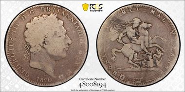 1820 Crown S-3787 G6