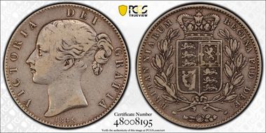 1845 Crown S-3882 VF25