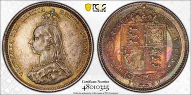 1887 Shil S-3926 Jubilee Head MS63