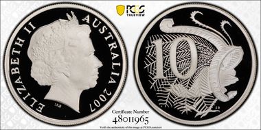 2007 10C Silver PR70DCAM