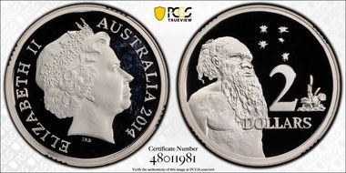 2014 $2 Silver PR68DCAM