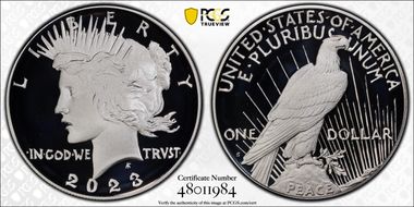 2023-S $1 Peace Dollar PR69DCAM