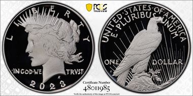 2023-S $1 Peace Dollar PR70DCAM