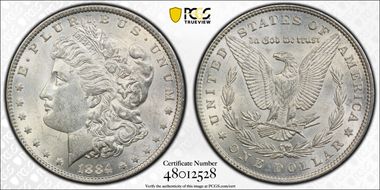 1884 $1 N1