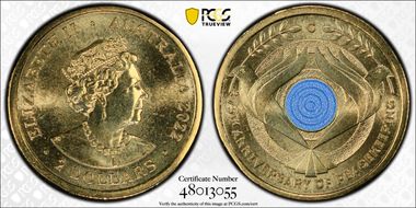 2022-C $2 Peacekeeping Colorized MS68