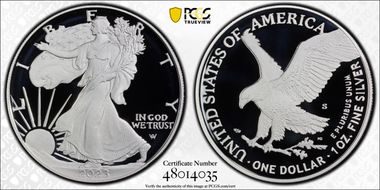 2023-S $1 Silver Eagle First Strike PR70DCAM