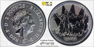 2022 £2 The Rolling Stones Ag MS69