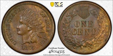 1875 1C MS62BN