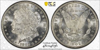 1882-CC $1 MS62