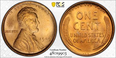 1909 VDB 1C DDO, FS-1102 MS66RD