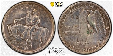 1925 50C Stone Mtn. - LA. S.L. N1