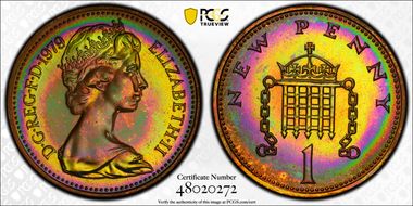 1979 1p S-B1 New Penny PR68RB
